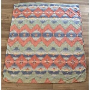 VTG Ralph Lauren Yellowstone Aztec Southwest Rio Grande Beacon Full Queen Duvet